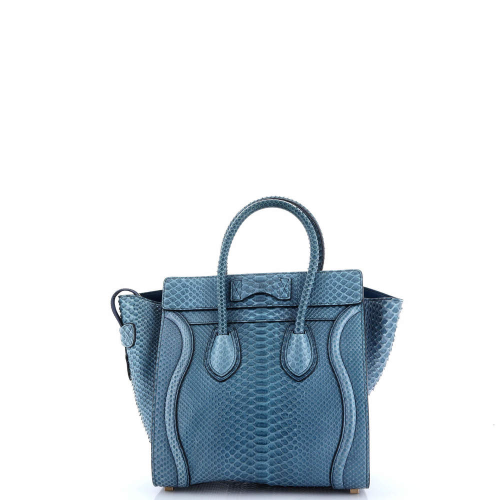 Celine Micro Luggage Bag Python - image 3